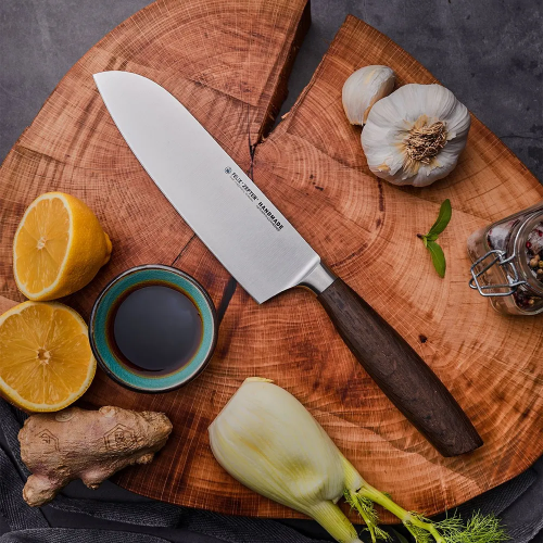 Нож Сантоку 16 см Felix SIZE S Smoked Oak Collection, дуб дымчатый.