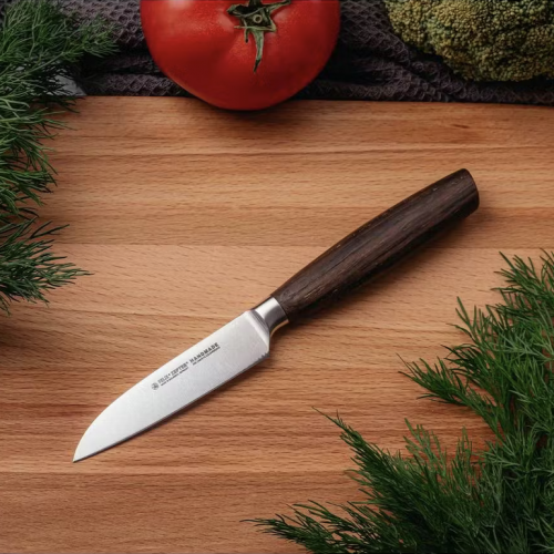 Нож для чистки овощей 9 см Felix SIZE S Smoked Oak Collection, дуб дымчатый.