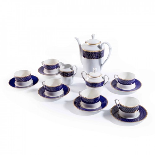  Кофейный сервиз Gobalt Royal на 6 персон 15 предметов - LP-806-КA-G