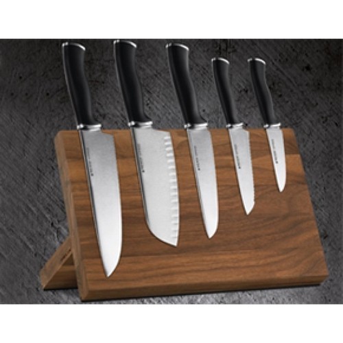 Магнитная подставка для ножей, орех