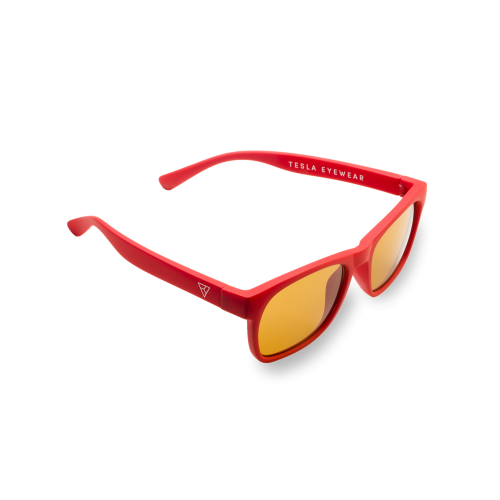 Очки THE Kids Glasses Tesla HyperLight, красные.