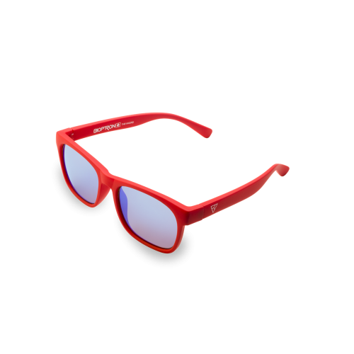 Очки THE Kids Glasses Tesla HyperLight, зеркальные, красные.