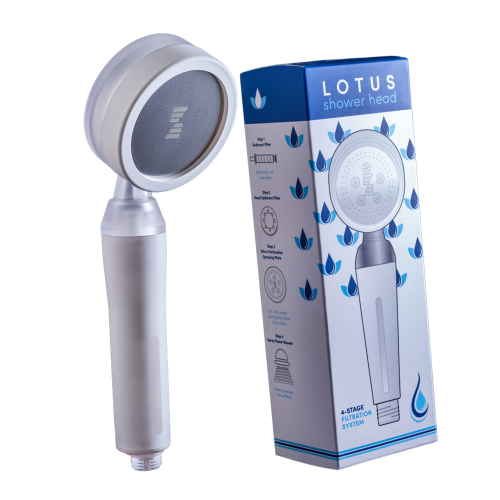 Лейка для душа Lotus, белая ( White ).