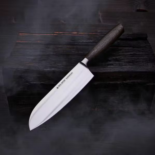 Нож Сантоку 16 см Felix SIZE S Smoked Oak Collection, дуб дымчатый.